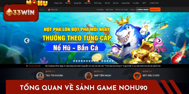 Tổng quan về sảnh game bài Nohu90